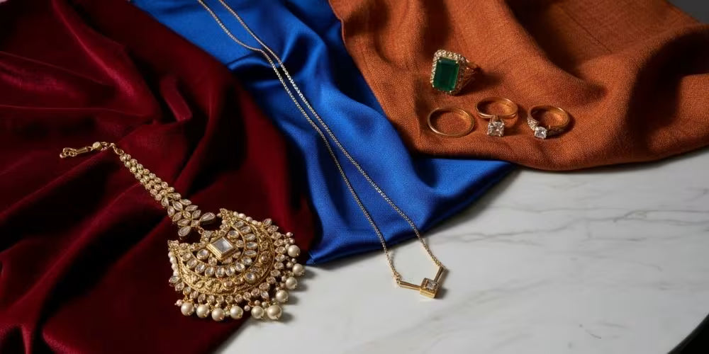 What Colours Go Well With Gold Jewellery? A 2025 Guide for Pakistani Fashion