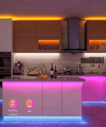 LED Strip Lights with Remote - Room & Wall Decoration