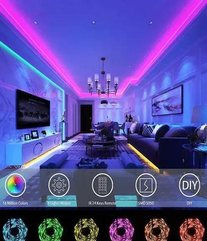 LED Strip Lights with Remote - Room & Wall Decoration